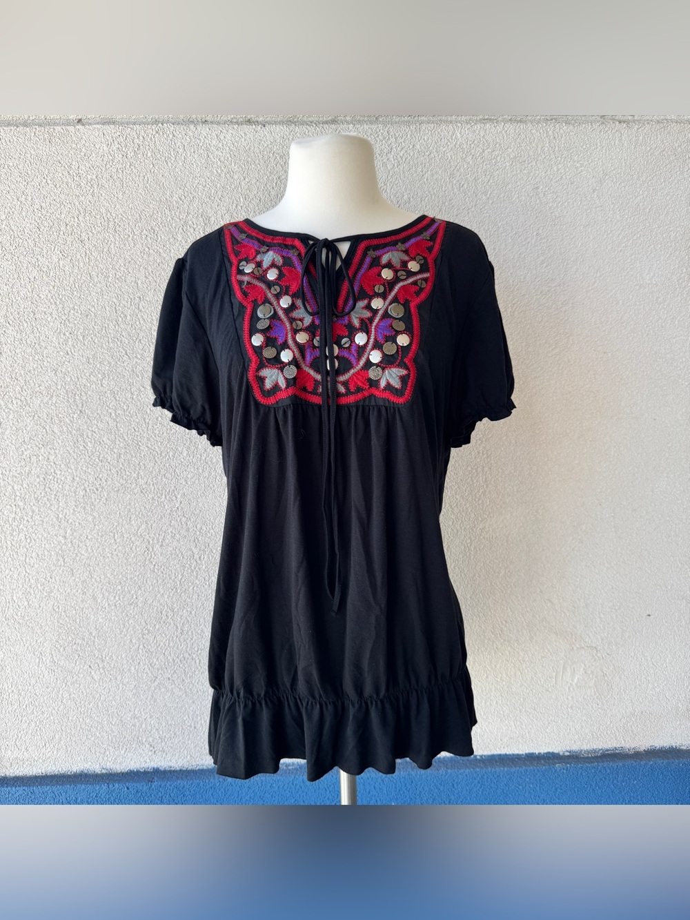 NWT Vintage Suzie Boho Style Top